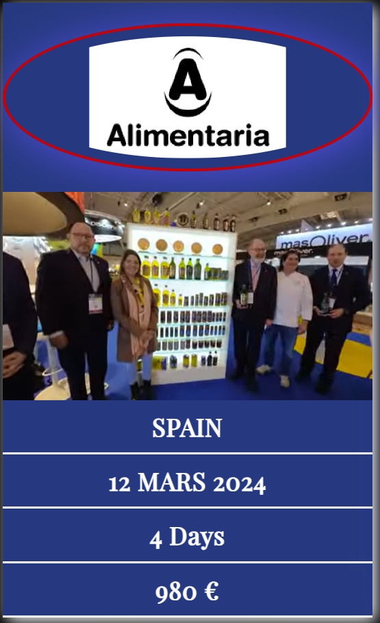 Έκθεση Alimentaria στην Ισπανία - Περίπτερα "Best Olive Oils Store" και "Best Olive Oils Spain"