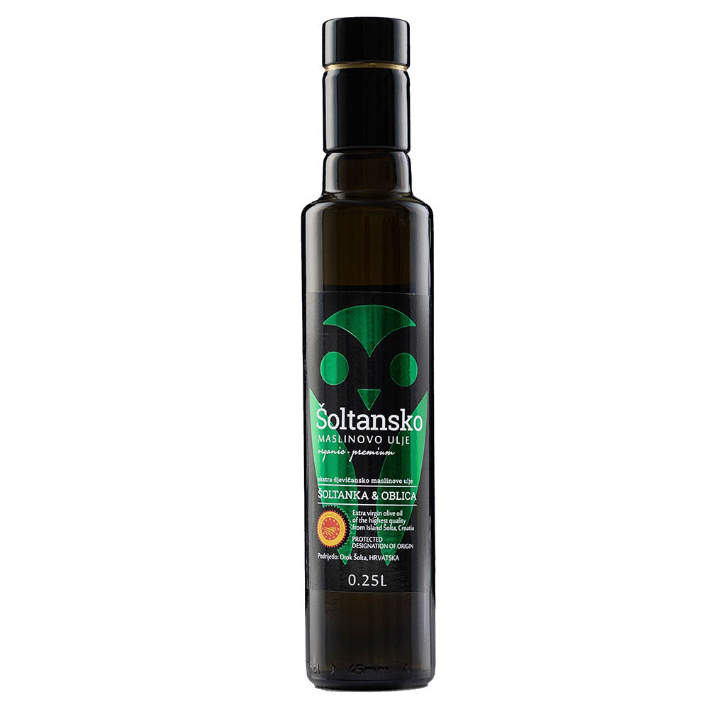 Šolta olive oil blend from the varieties Šoltanka and Oblica